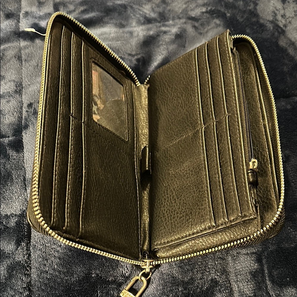 Steve Madden Black Studded Wristlet - Picture 3 of 5